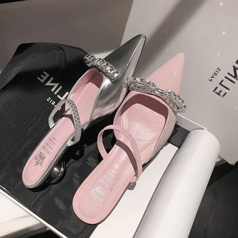 Women Patent Pink Slippers Spr - Women'S Shoes Clogs recension och pris