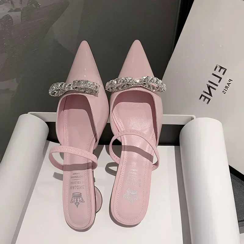 Women Patent Pink Slippers Spr - Women'S Shoes Clogs recension och pris