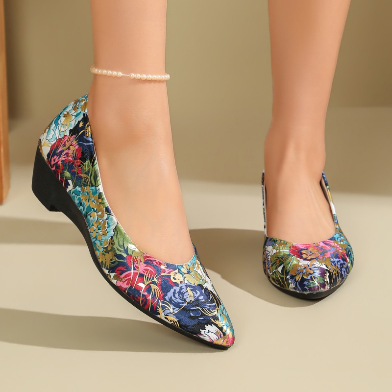 Women Pointed‑Toe Floral Print - Women Shoes Xxl recension och pris