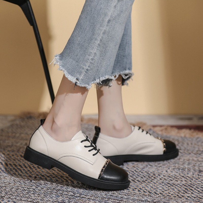 new retro Women's Shoes fashio - Oxford Lace Up Women recension och pris
