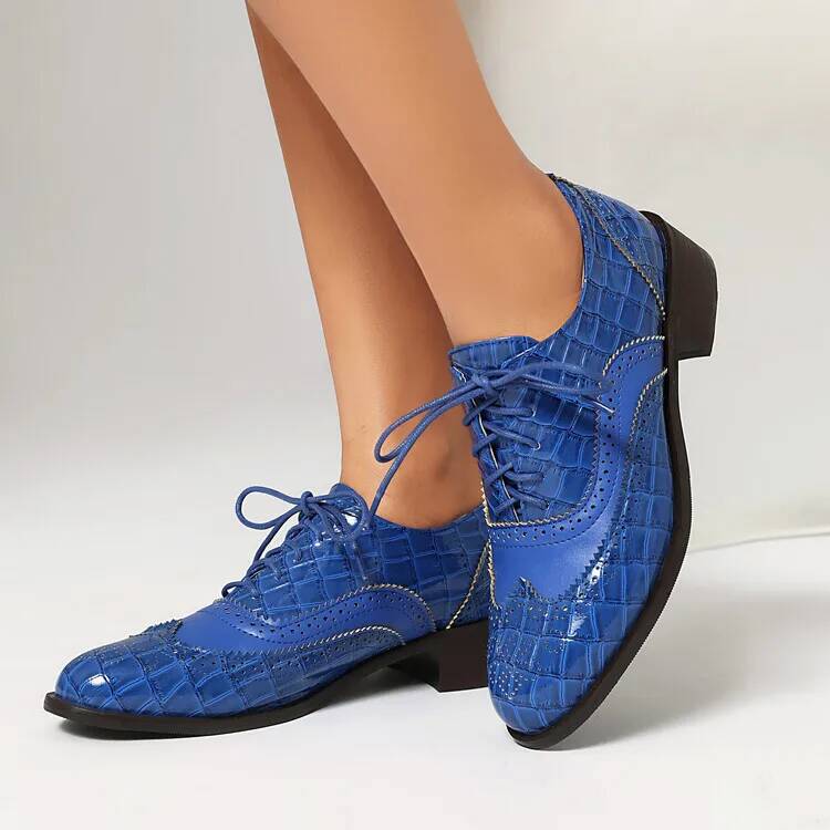 Lace Up Low Heels Women's Sing - Oxford Lace Up Women recension och pris
