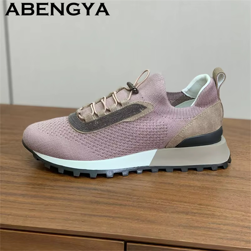Women's New Knitted Lace Up Ca - Oxford Lace Up Women recension och pris