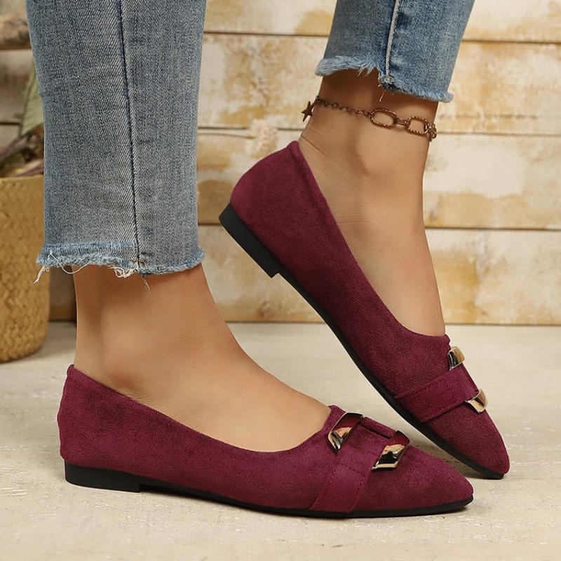 Women's Pointed Toe Suede Flat - Women'S Shoes Clogs recension och pris