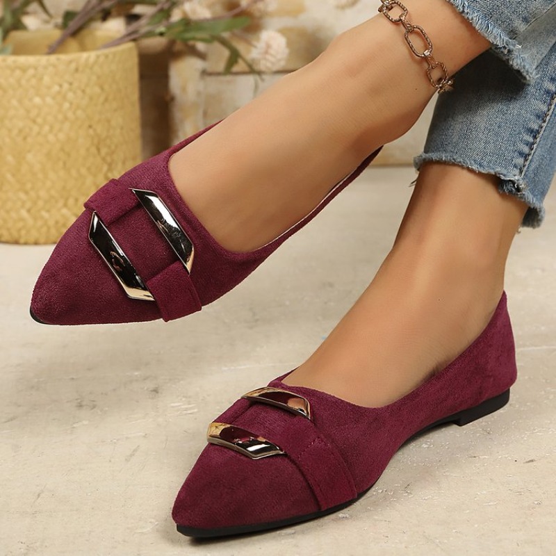Women's Pointed Toe Suede Flat - Women'S Shoes Clogs recension och pris