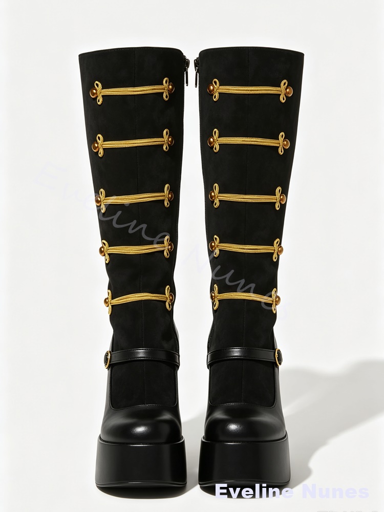 Retro Royal Court Gold Knot Kn - Court Heel Pointed recension och pris