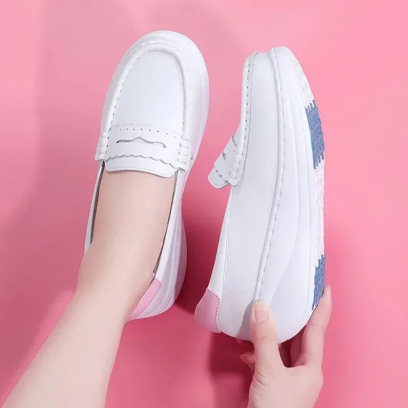 2025 White Pink Nurses Sneaker - Women Shoes Tennis recension och pris