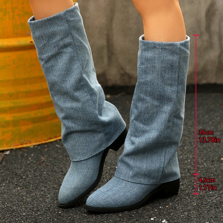 Cowboy boots 2025 new autumn a - Sock Boot Women recension och pris
